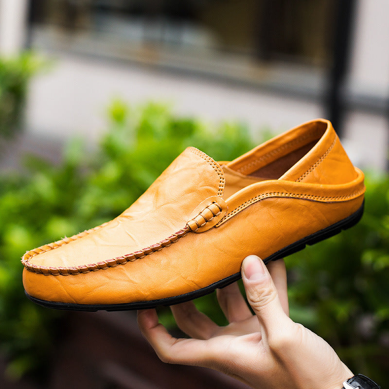 Men's Tods Genuine Cowhide British Soft Bottom Casual Shoes