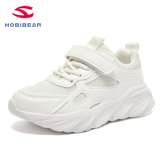 Charming Boys Lightweight Comfortable White Tide Sneakers