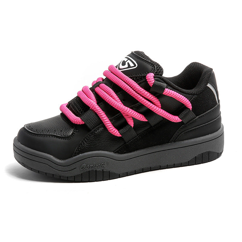 Skateboard White Bread Retro Couple Versatile Sneakers