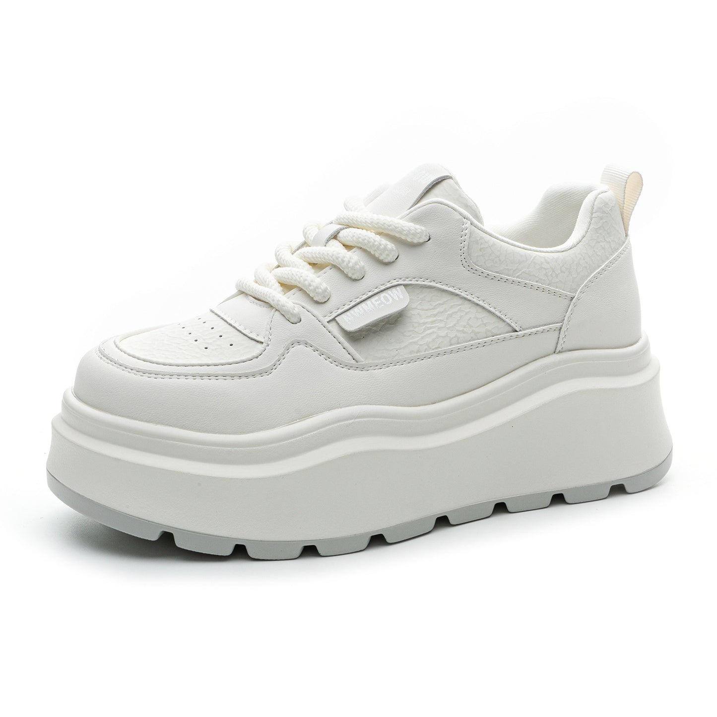 Women's Thick Bottom Best-selling White Spring Elevator Casual Shoes