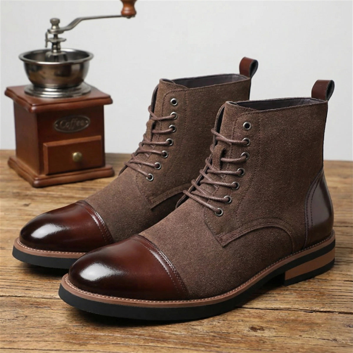 Unique Trendy Innovative Men's Martin Fashionable Men's Casual Leather Shoes