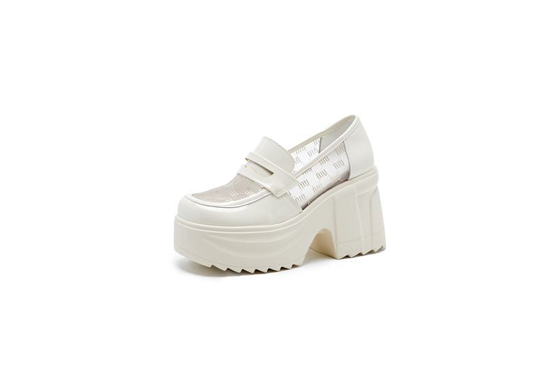 Women's Height Increasing Muffin Chunky Platform Cool Heels