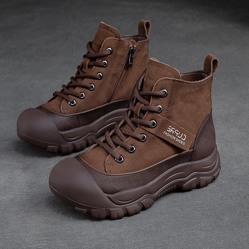 Women's Shu Ankle Retro Fashion Martin First Boots