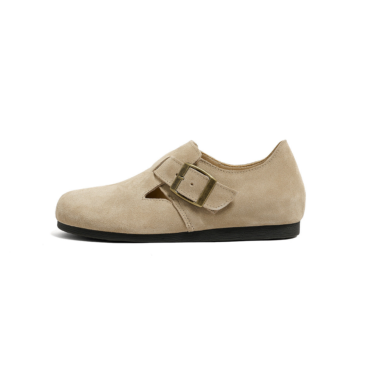 Women's Full Cowhide Retro With Two-step For Casual Shoes