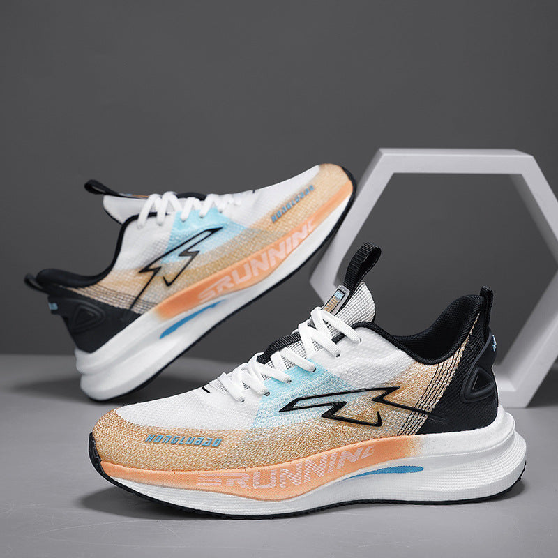 Men's Plate Running Fashion Summer Mesh Breathable Sneakers