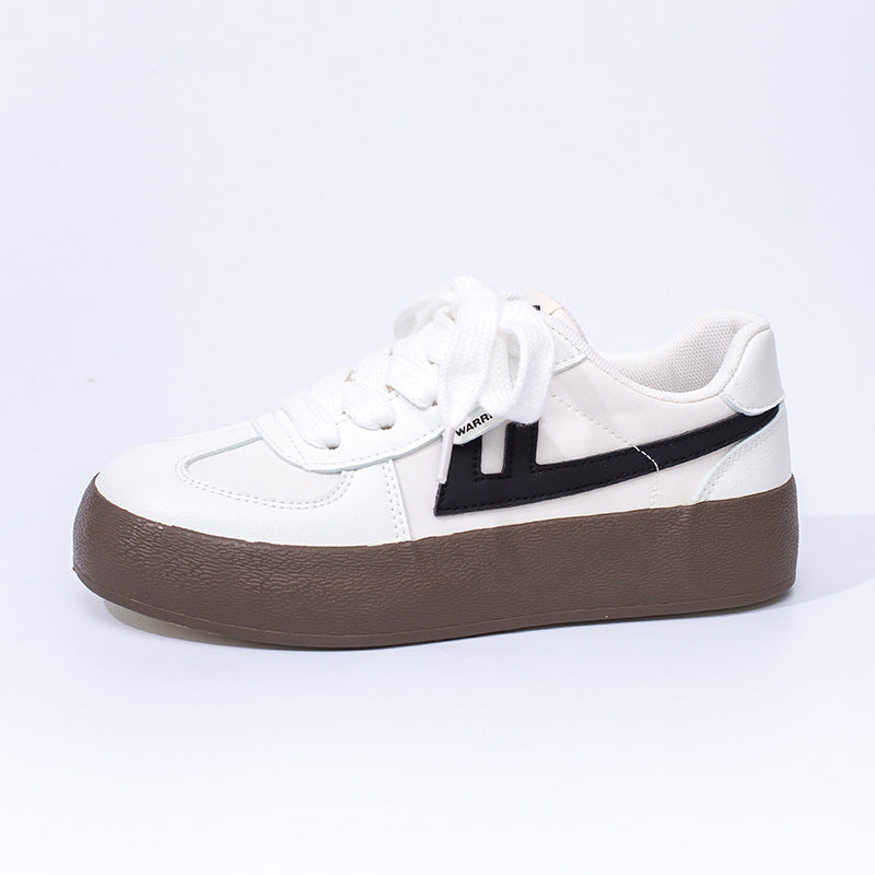 Women's & Men's Warrior Lightweight Retro Moral Training Round Platform Women's Casual Shoes