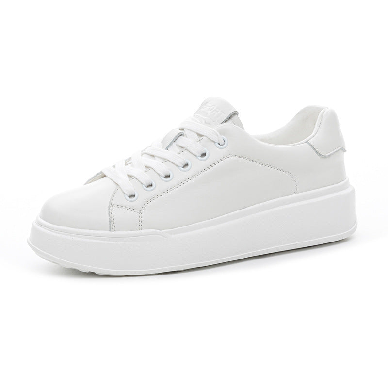 Women's Platform White Pure Color Lightweight Fashion Casual Shoes