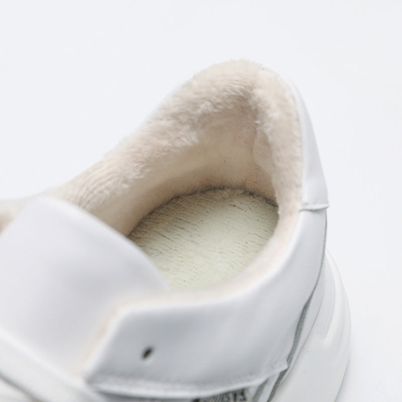Men's Thick-soled Four-way White Heightened Simple Source Small Single Quick Men's Board Shoes