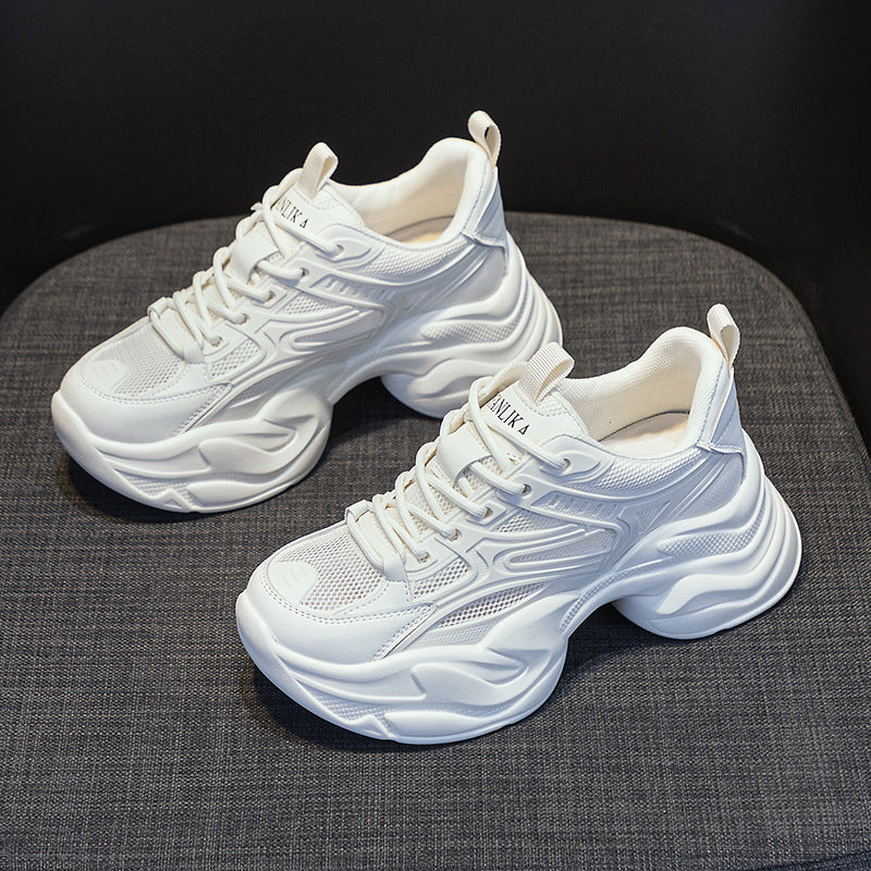 Women's Height Increasing Running Breathable Thick Bottom Men's Shoes
