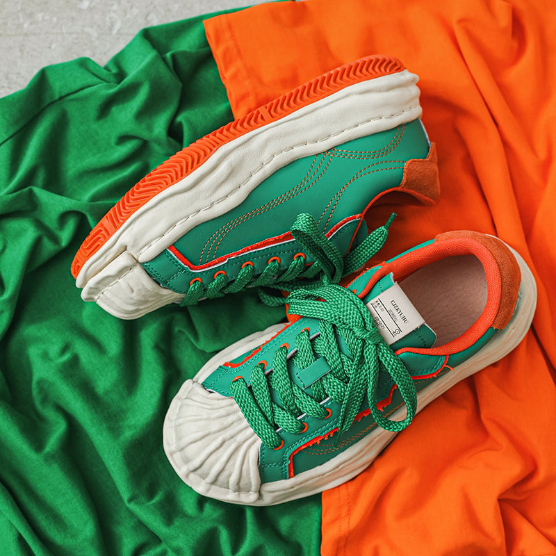 Men's Summer Fashionable Shell Toe Dissoed Couple Sneakers