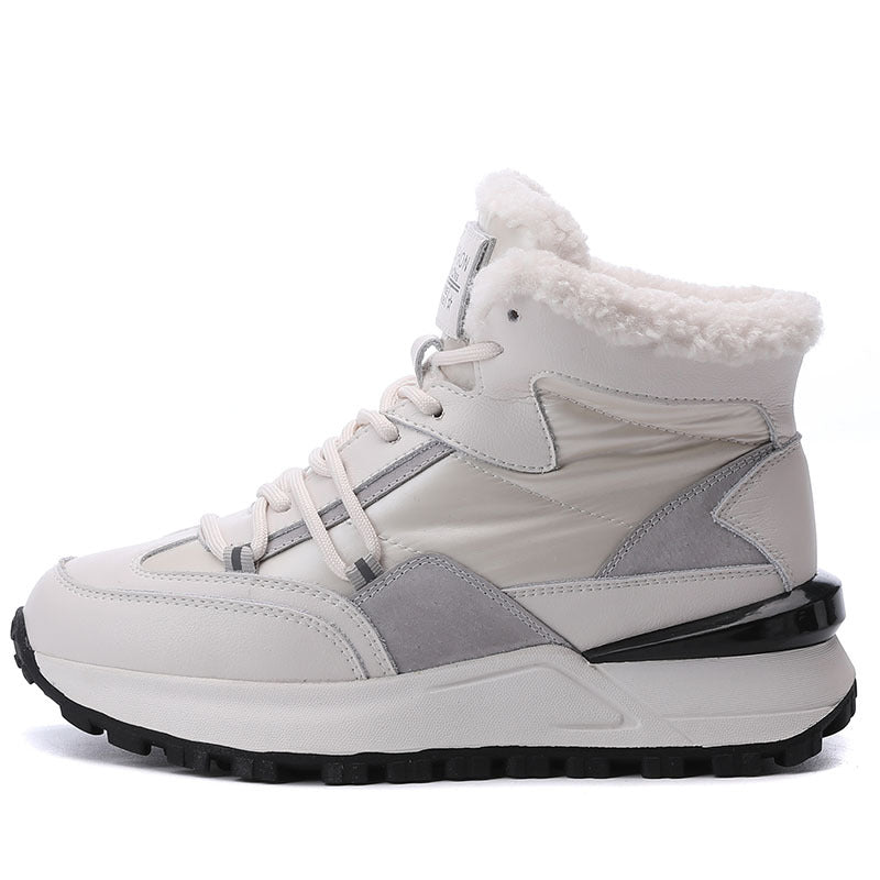 Women's & Men's Fashion Plus Veet Fleece-lined Warm Sports Snow Boots