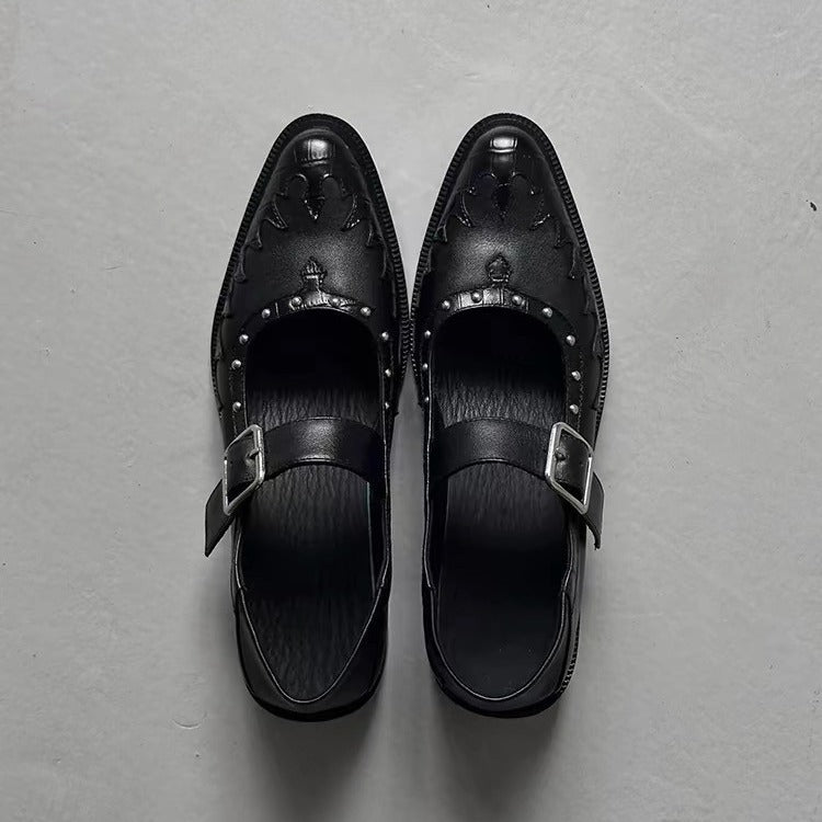 Women's Shallow Mouth Mary Jane Pumps Summer Casual Shoes