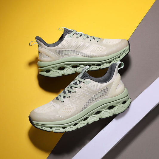 Fashionable Cushion Damping Running Breathable Couple Sneakers
