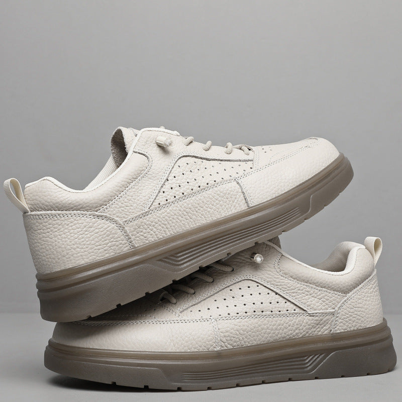 Men's Hollow Soft Surface Platform Breathable One Men's Shoes