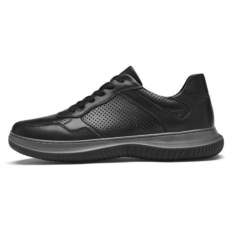 First Layer Cowhide Comfortable Breathable Service Leather Shoes
