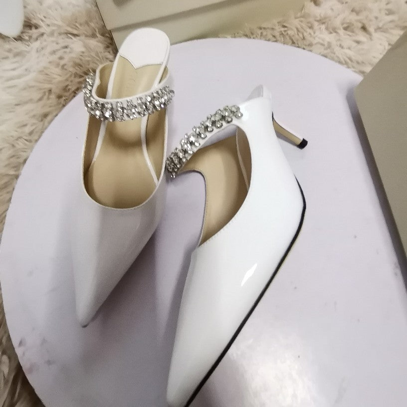 Women's Winter Bridal Wedding Dress Two-way Wear Heels