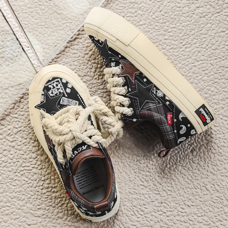 Women's Trendy Breathable Lovers Thick Bottom National Sneakers