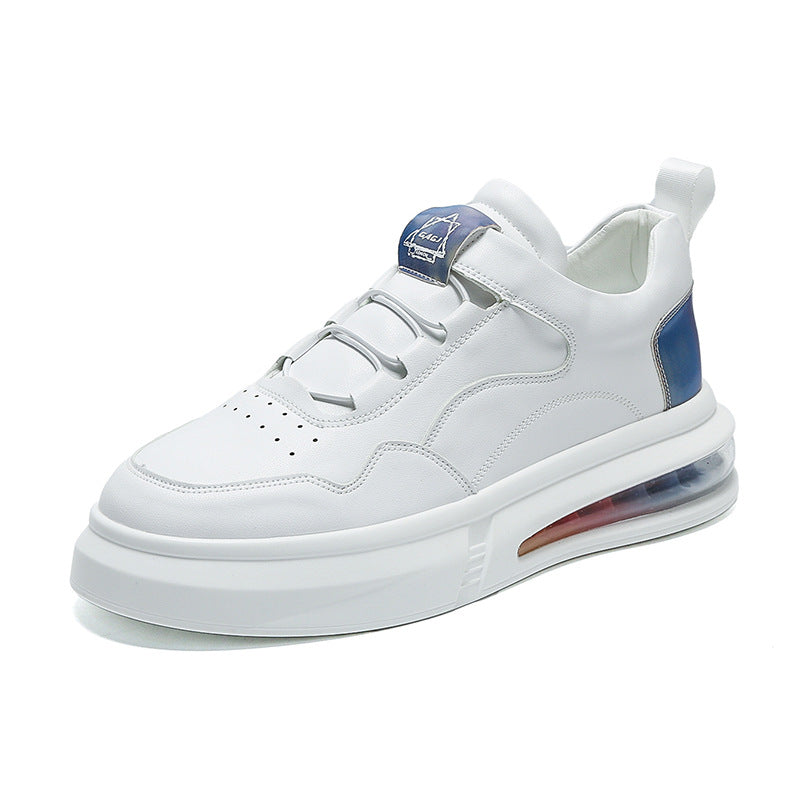 Men's Air Cushion Soft Bottom White Slip-on Fashion Trendy Casual Shoes