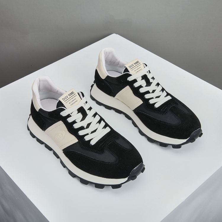 Men's Fashionable Spring Versatile Sports Genuine Platform Sneakers
