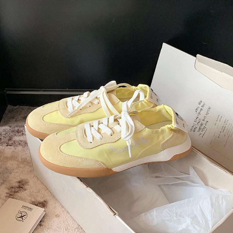 Women's French Pointed Toe Shallow Mouth Stitching Casual Shoes