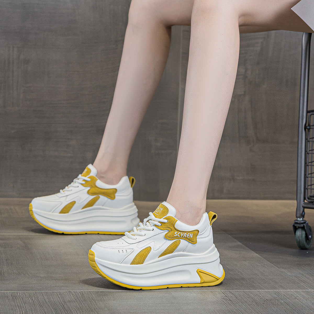 Women's Height Increasing Small Cortez Autumn White Fashion Women's Casual Shoes
