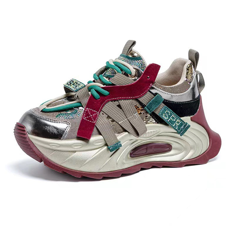 Women's Goods Colorful Dad Trendy Cool Genuine Retro Women's Shoes