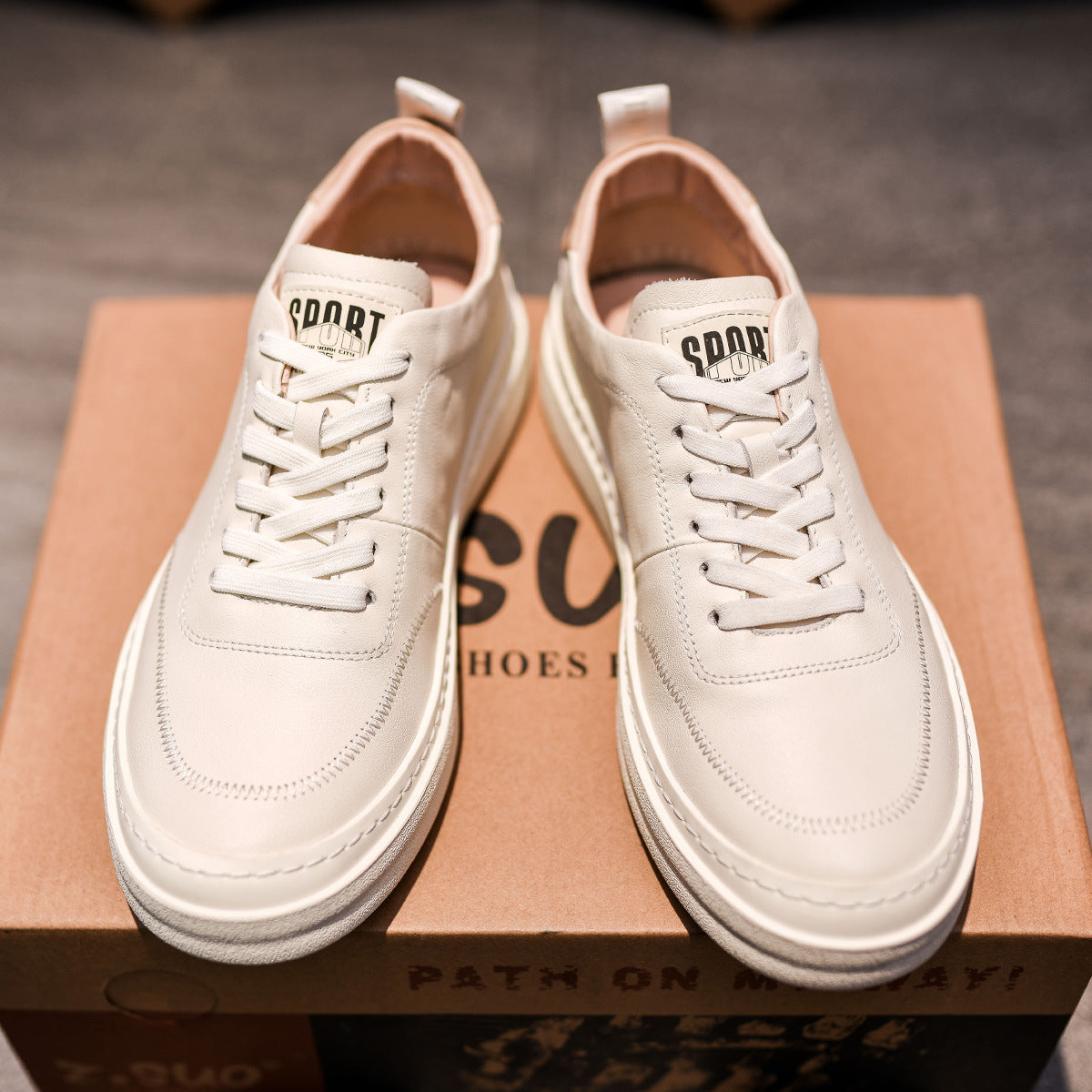 Men's Autumn Black Trend Breathable Soft Sole Casual Shoes