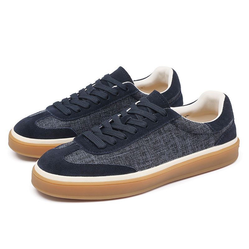 Men's Sports Skate Color Matching German Training Flat Pumps Men's Shoes