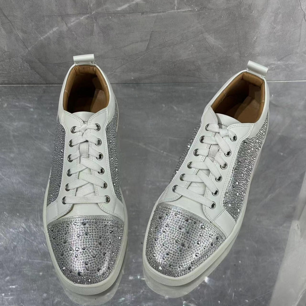 Men's Fashion Genuine Hair Stylist Pumps Leisure Sneakers