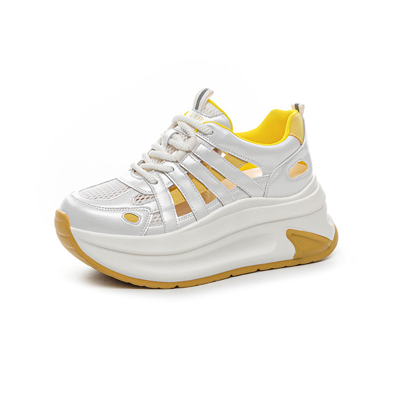 Women's Breathable Platform Height Increasing Insole Dad Fashion Women's Casual Shoes