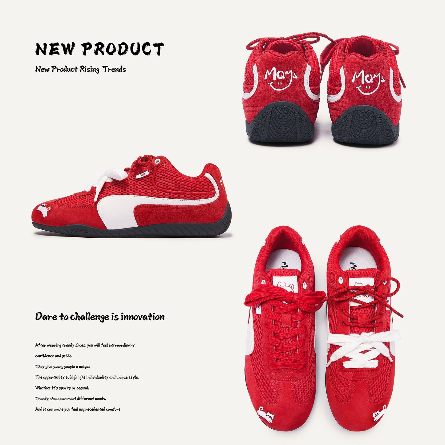 Women's & Men's American Retro Summer Mesh German Training Sneakers