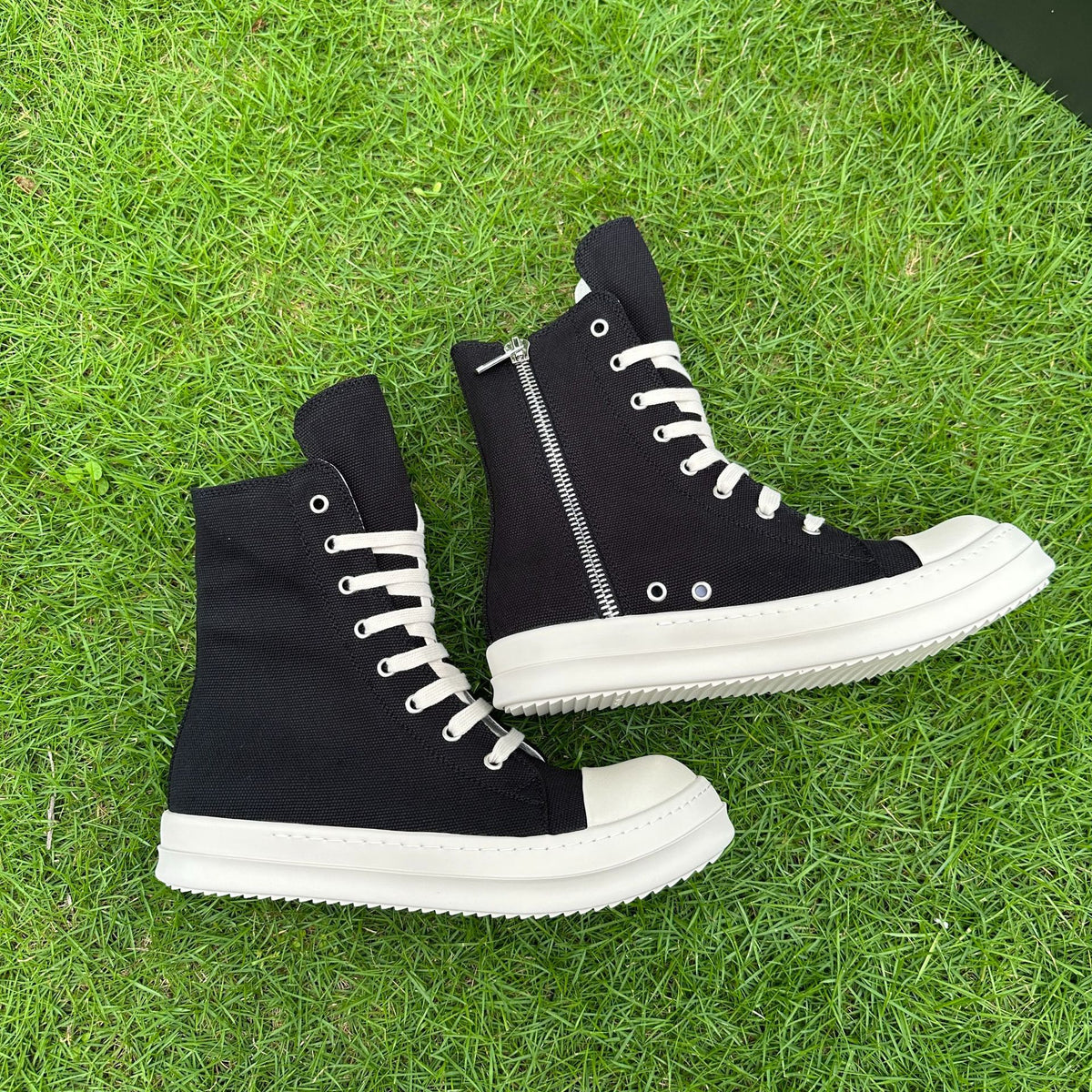 Men's Fashion Plus Size Thick-soled Black Couple Men's Board Shoes
