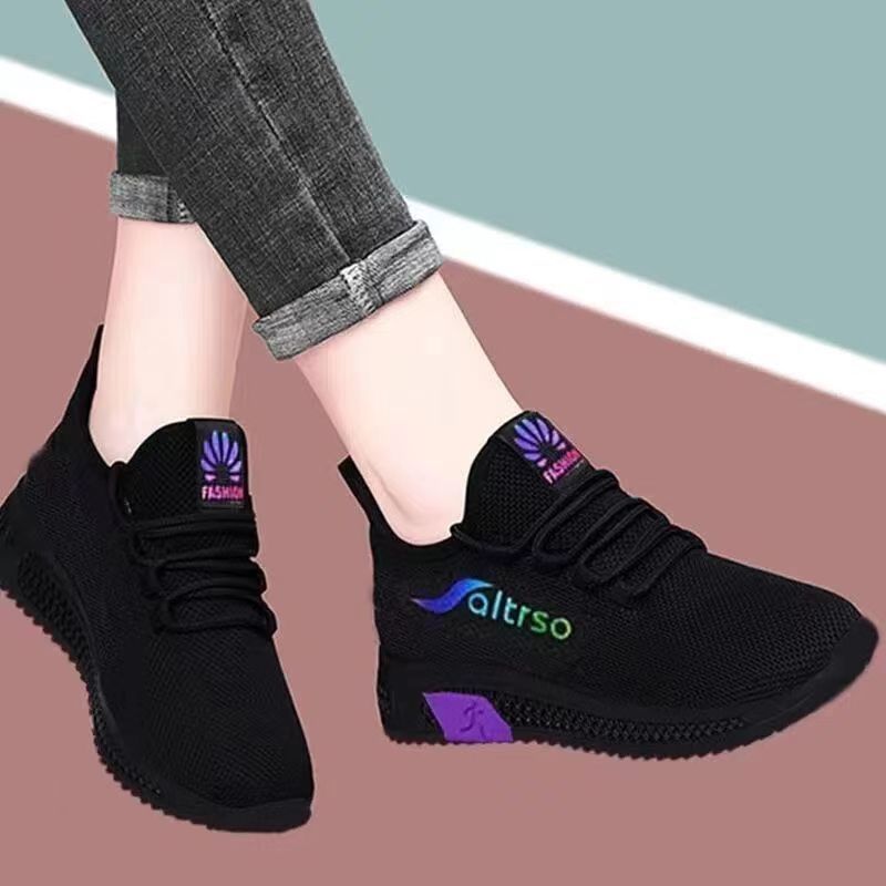 Women's Mesh Comfortable Soft Bottom Lightweight Running Women's Casual Shoes