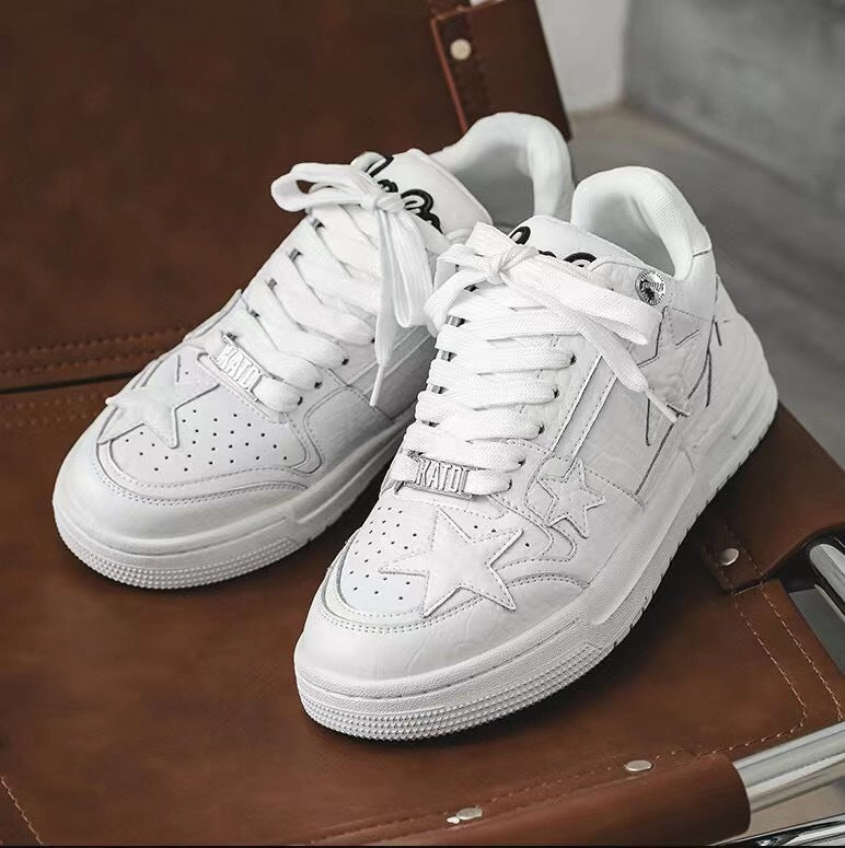 Women's & Men's Platform Height Increasing Niche Hip Hop Sneakers