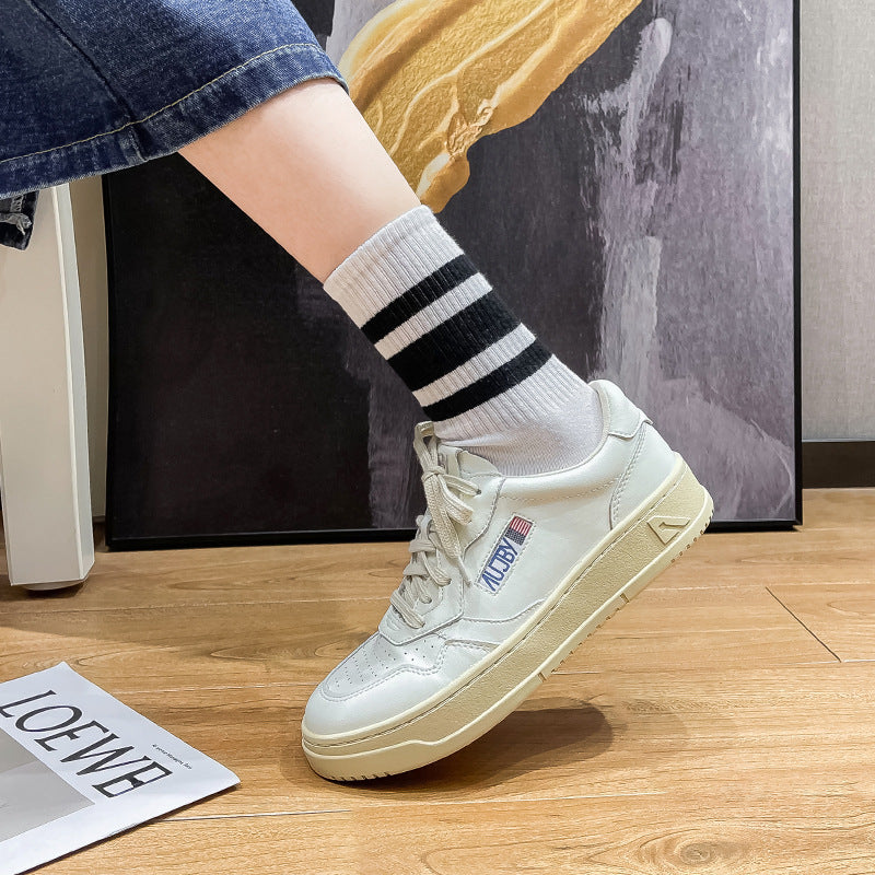 Women's Round Toe Niche Korean Style Sports Casual Shoes