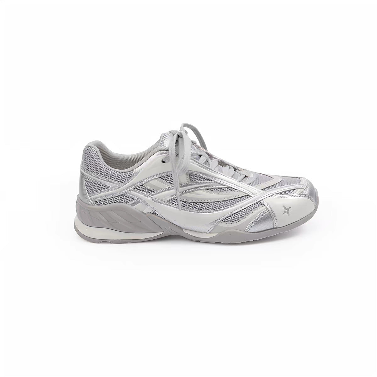 Women's Training Sports White Flat Portable Increased Women's Casual Shoes