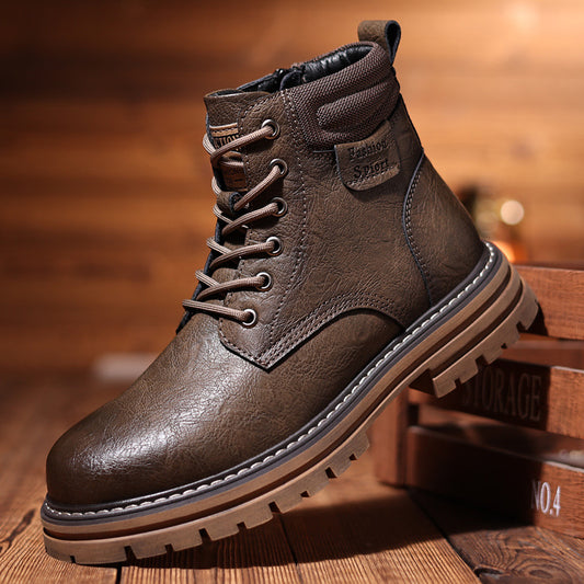 Men's Outdoor Martin Retro Motorcycle British Style Boots