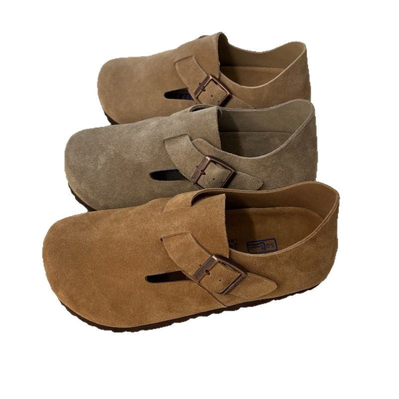 Women's & Men's All-inclusive Cork Thick Bottom With Hidden Sandals