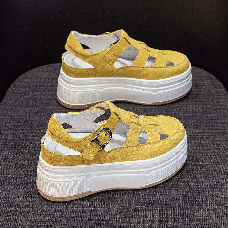 Women's Summer Comfortable Platform Height Increasing Leisure Men's Shoes