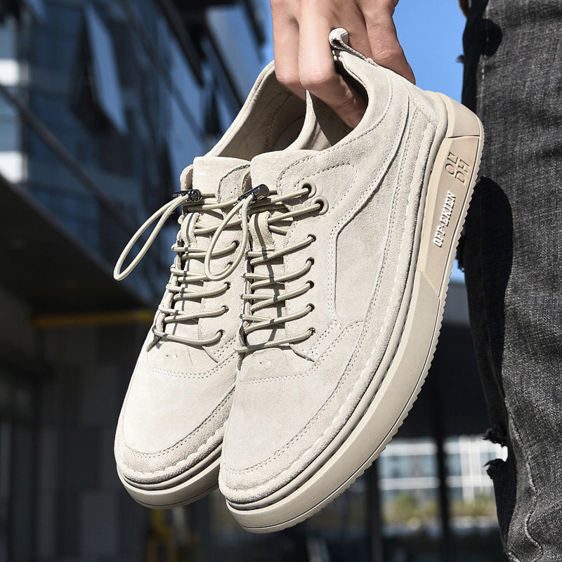 Men's Leisure Fashion Trend Korean Breathable Green Sneakers