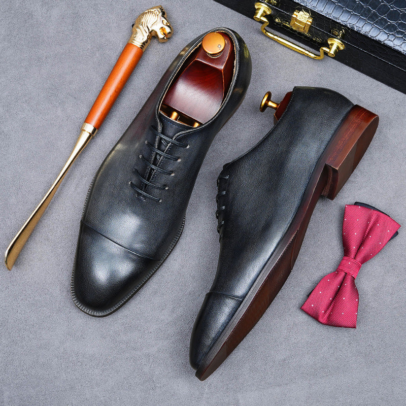 Men's Big Promotion Cow Lining Business Formal Wear Leather Shoes