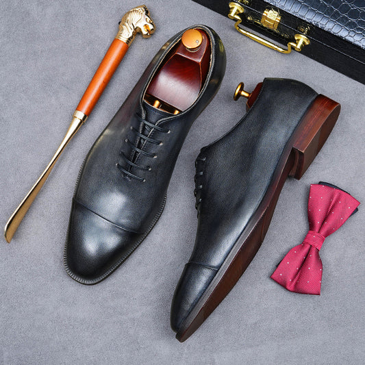 Men's Big Promotion Cow Lining Business Formal Wear Leather Shoes
