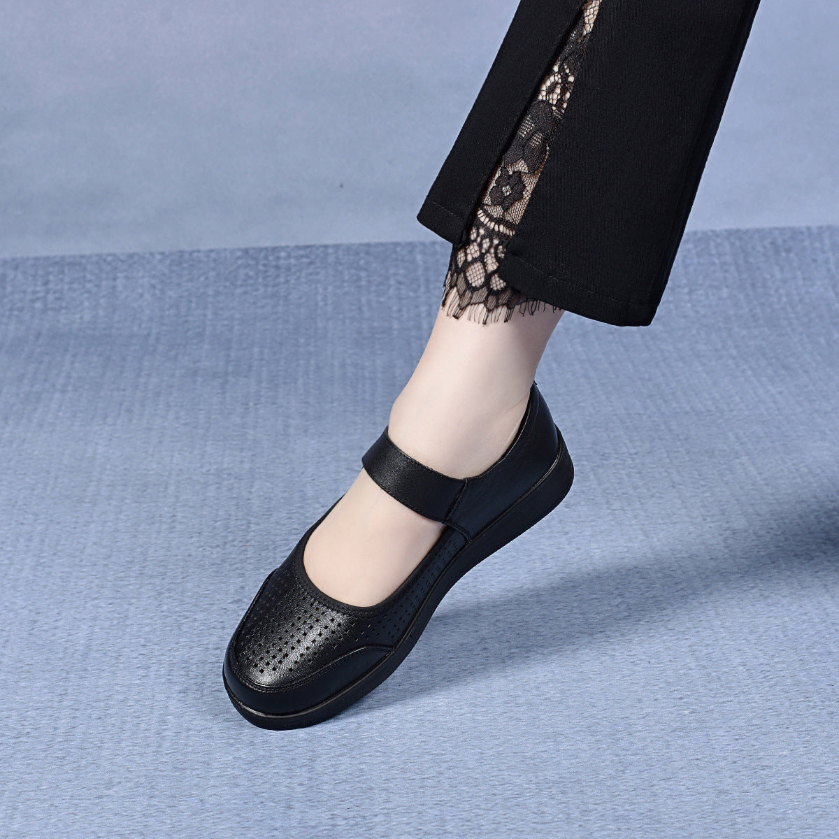 Women's Low-cut Pumps Flat With Hole Comfortable Casual Shoes