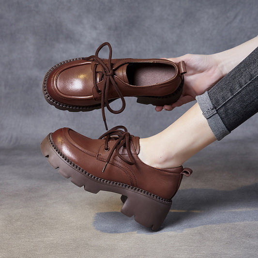 Up Small British Style Fashion College Women's Shoes