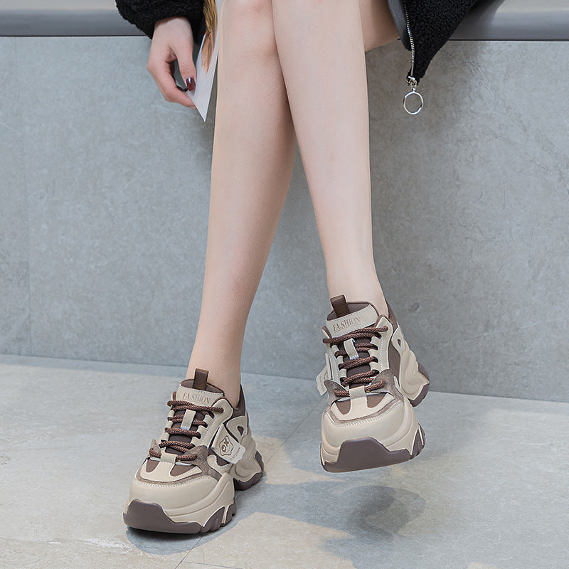 Women's Platform Dad Leisure Genuine Running Women's Sports Shoes