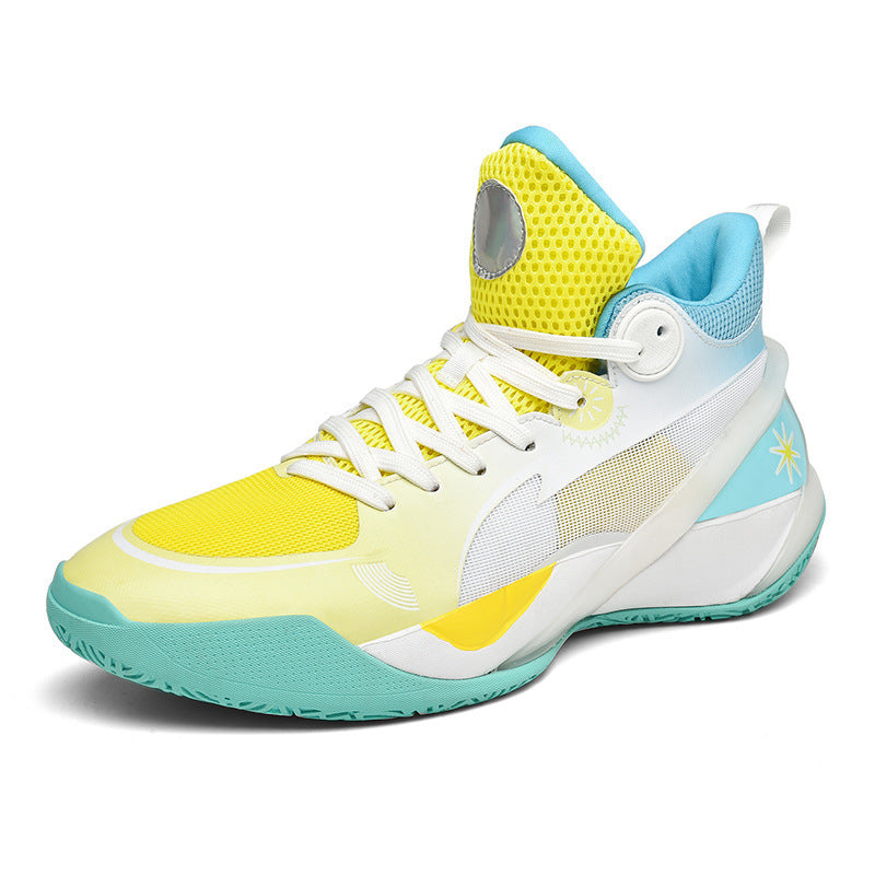 Women's & Men's Basketball Mesh Breathable Shock Absorption Soft Sneakers