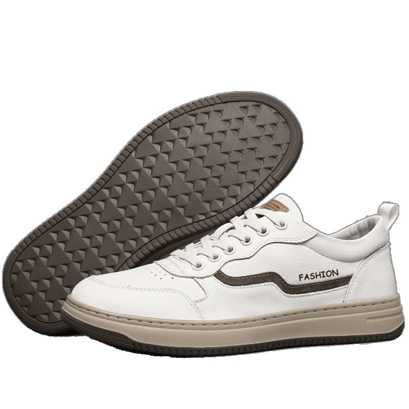 Men's Flat Style White Sports Fashionable Summer Sneakers
