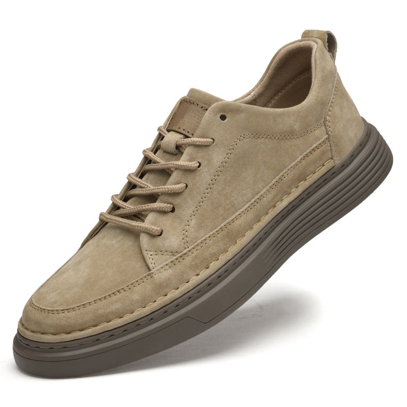 Men's Size Fashionable British Style Thick Bottom Sneakers