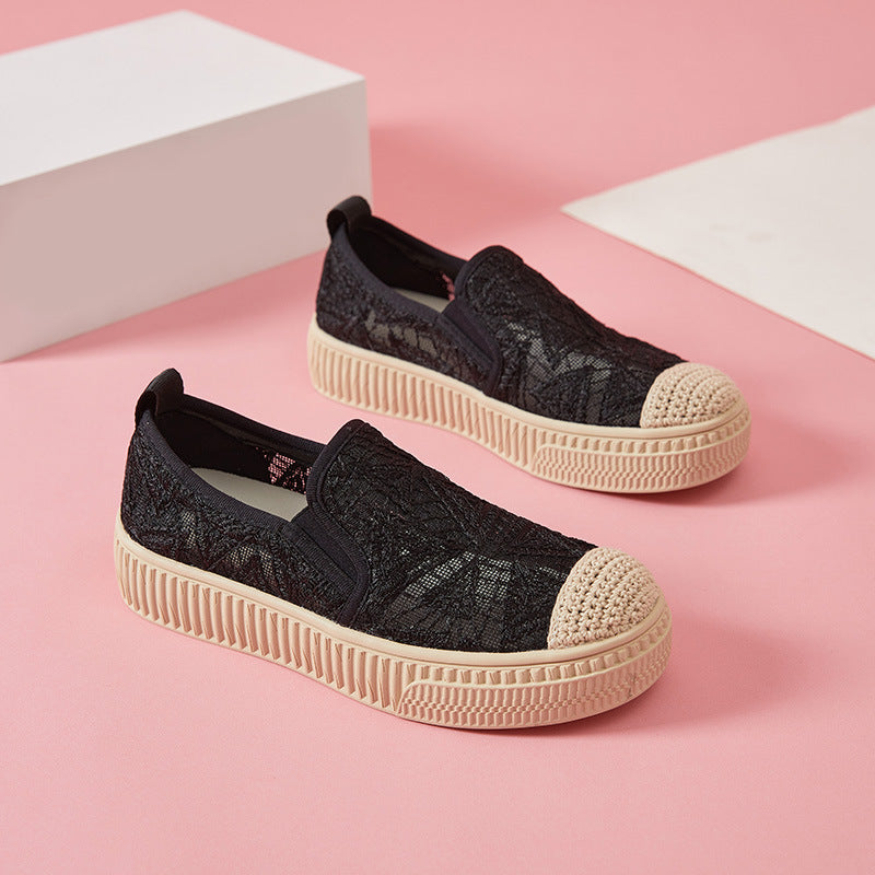 Women's Breathable Fisherman Summer Flat Bottom Slip Casual Shoes