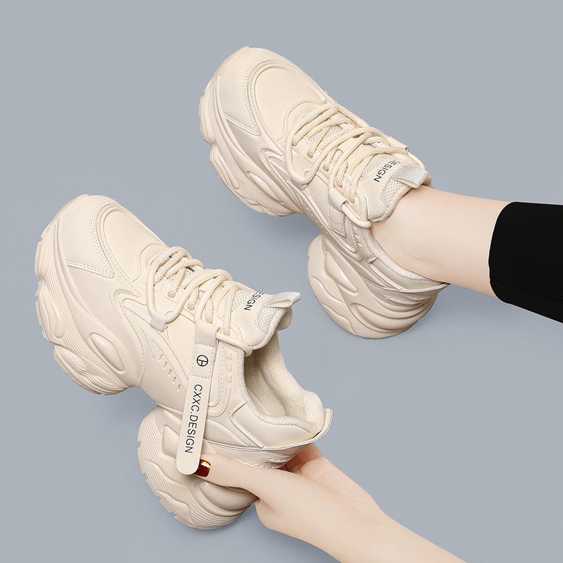 Women's Up For Dad Thick Bottom Height Increasing Insole Sneakers